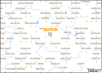 map of Burniai