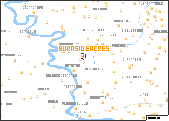 map of Burnside Acres