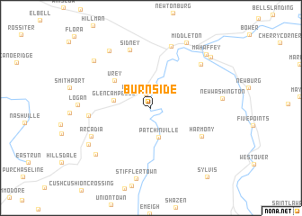 map of Burnside