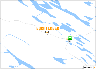 map of Burnt Creek