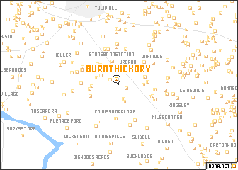 map of Burnt Hickory