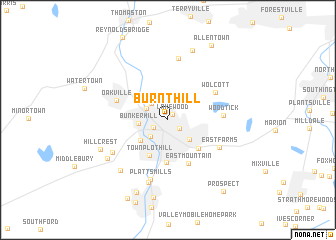 map of Burnt Hill