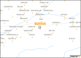map of Bürnük