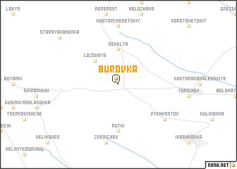 map of Burovka