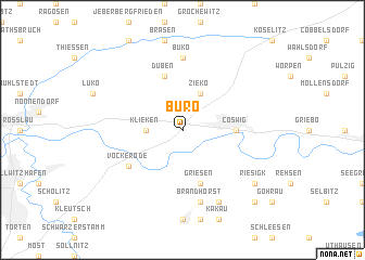 map of Buro