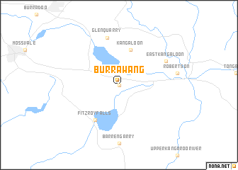 map of Burrawang