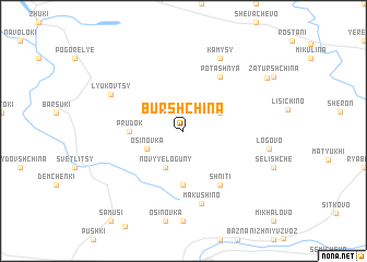 map of Burshchina