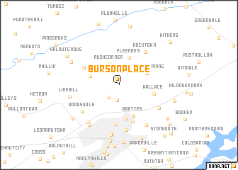 map of Burson Place