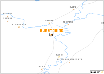 map of Bursyanino