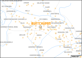 map of Būrt Chūpān