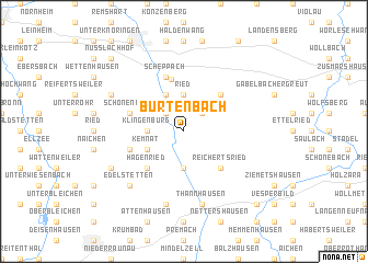 map of Burtenbach
