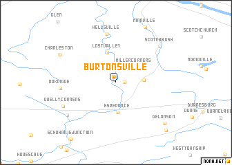map of Burtonsville
