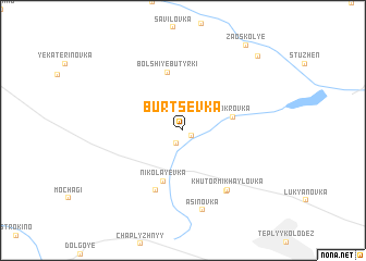 map of Burtsevka