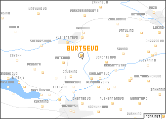 map of Burtsevo