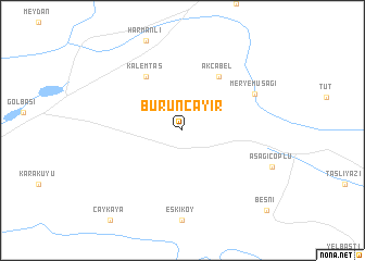 map of Burunçayır