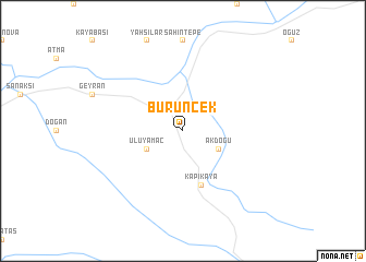 map of Bürüncek