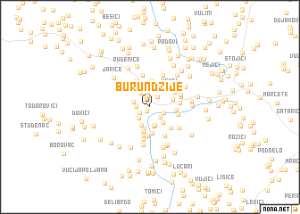 map of Burundžije
