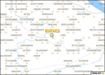 map of Burweg