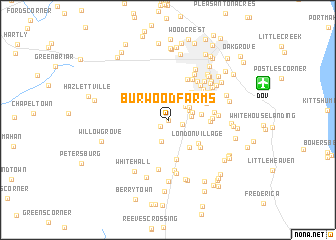 map of Burwood Farms