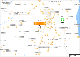 map of Burwood