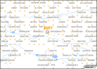 map of Bury