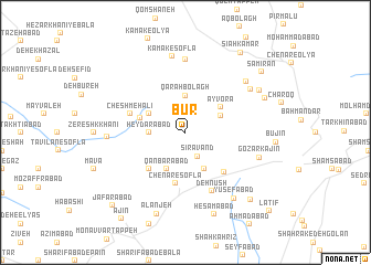 map of Būr