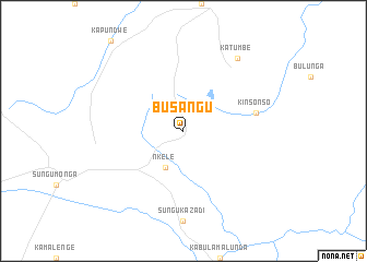 map of Busangu