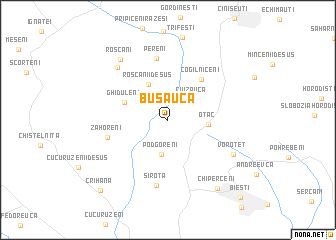 map of Buşăuca