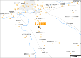 map of Busbee