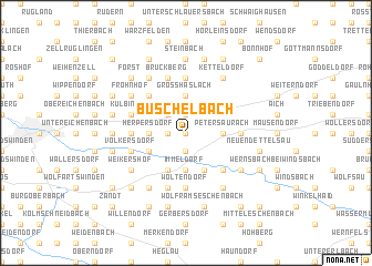 map of Büschelbach