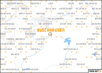 map of Buschhausen