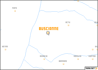map of Buscianne