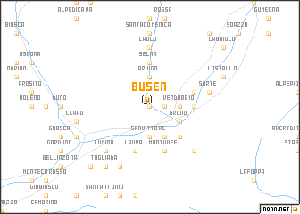 map of Busen