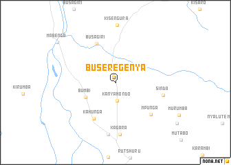 map of Buseregenya