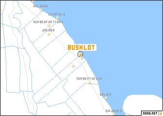 map of Bush Lot