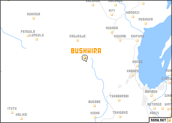 map of Bushwira