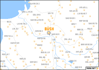 map of Bush