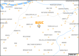 map of Busic