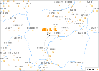 map of Busilac