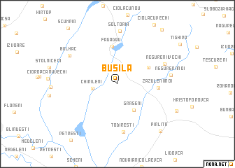 map of Buşila