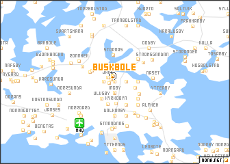 map of Buskböle