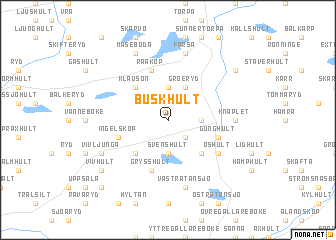 map of Buskhult
