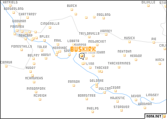 map of Buskirk