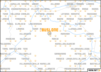 map of Busloñe