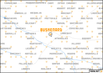 map of Busménard