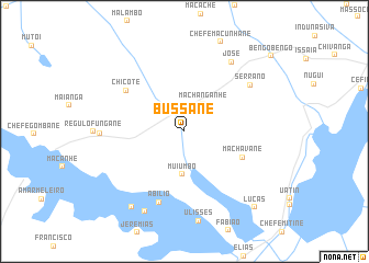 map of Bussane