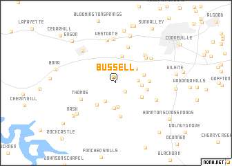 map of Bussell