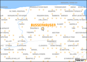 map of Bussenhausen