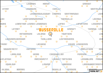 map of Busserolle