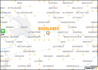 map of Büßleben